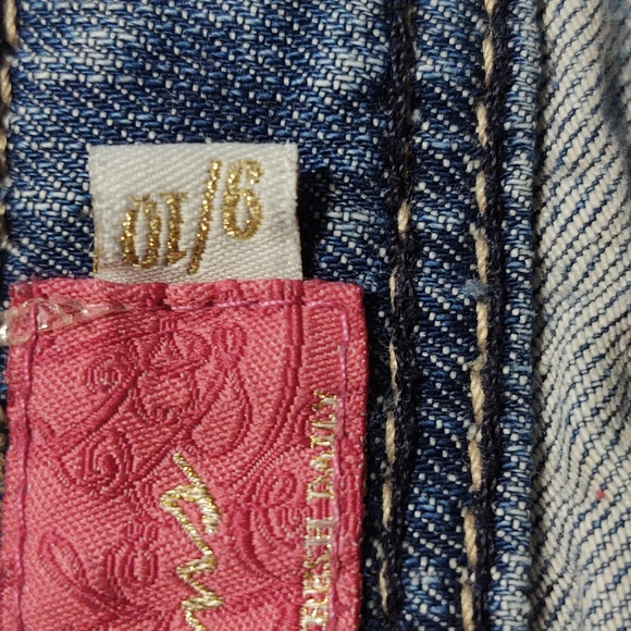 Vintage Apple Bottom Jeans Size 9/10, 32" inseam - Picture 9 of 12